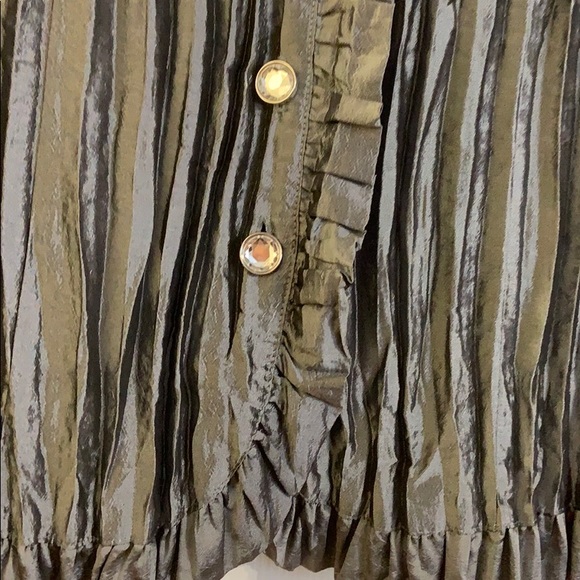 Grey metallic Blouse - Picture 3 of 5